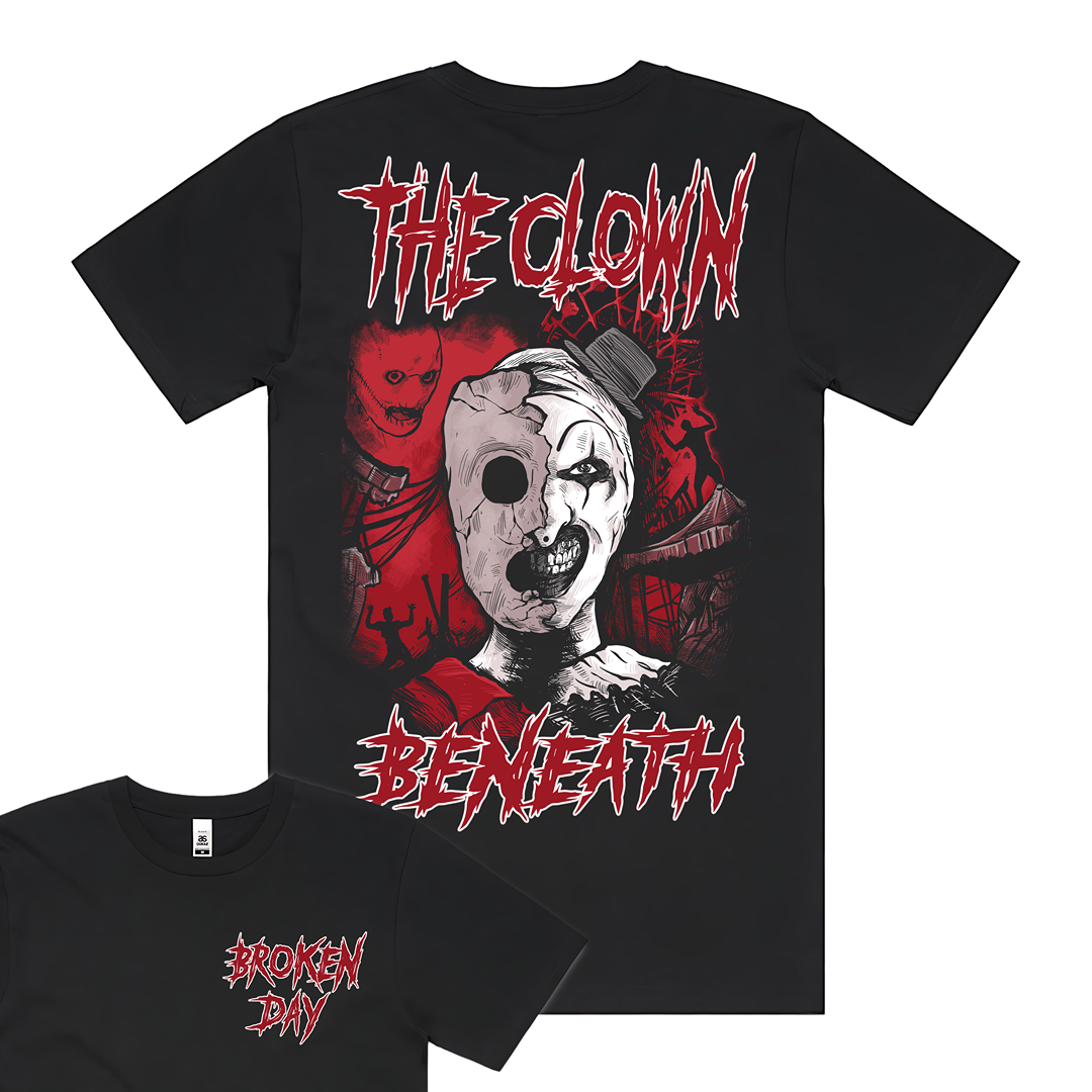 'THE CLOWN BENEATH' TEE - SLIPKNOT X TERRIFIER