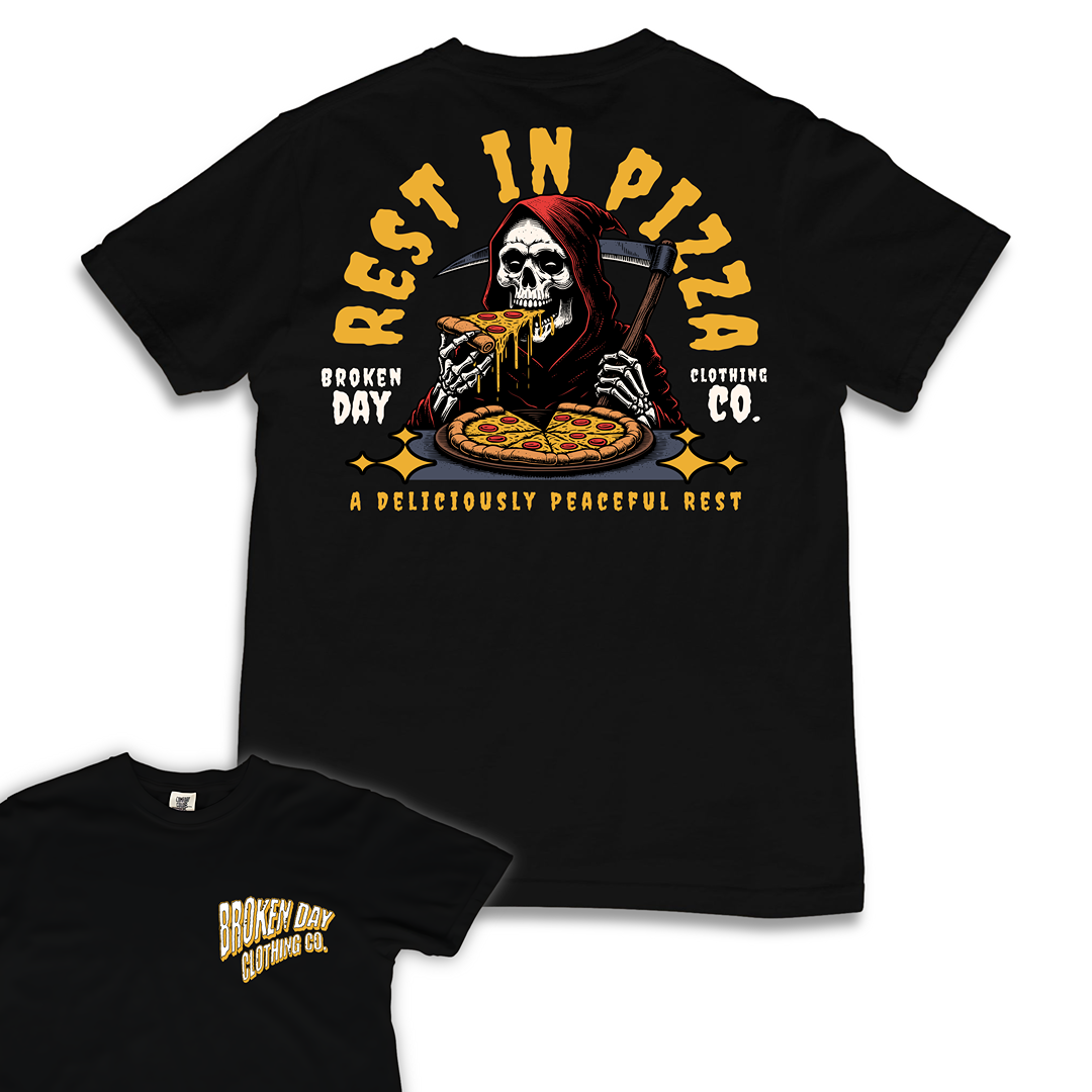 'Rest In Pizza' Premium Tee