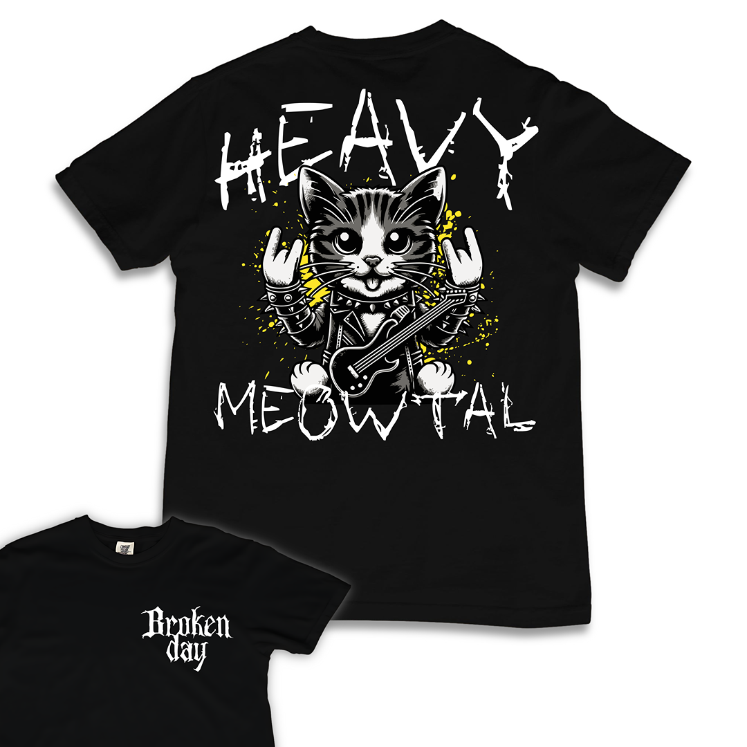 'Heavy Meowtal' Premium Tee