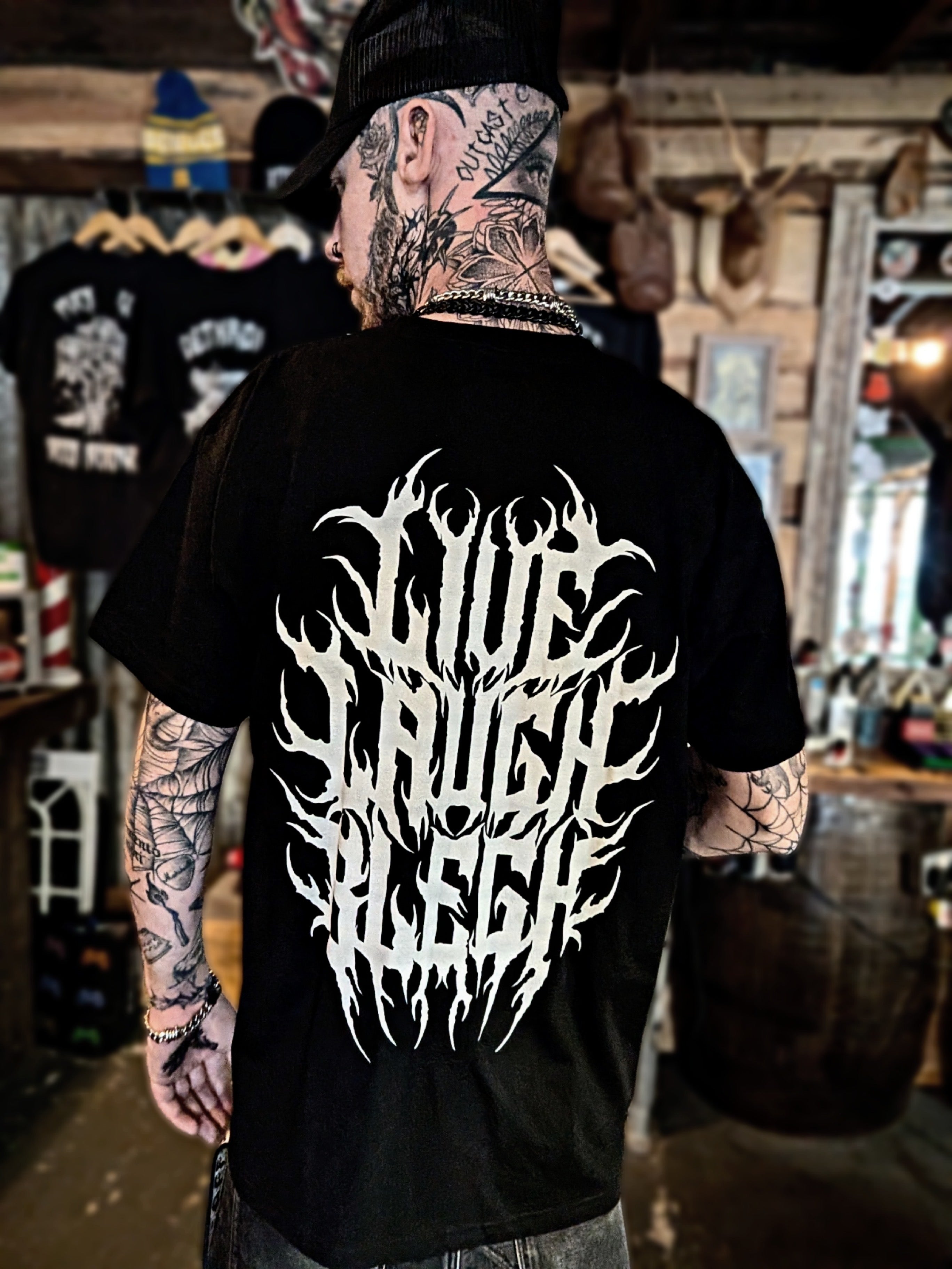 'LIVE.LAUGH.BLEGH' TEE