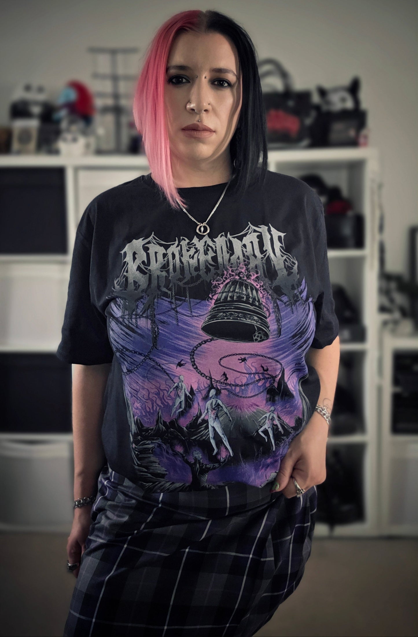 'FOR WHOM THE HELL TOLLS' METALLICA X HELLRAISER TEE