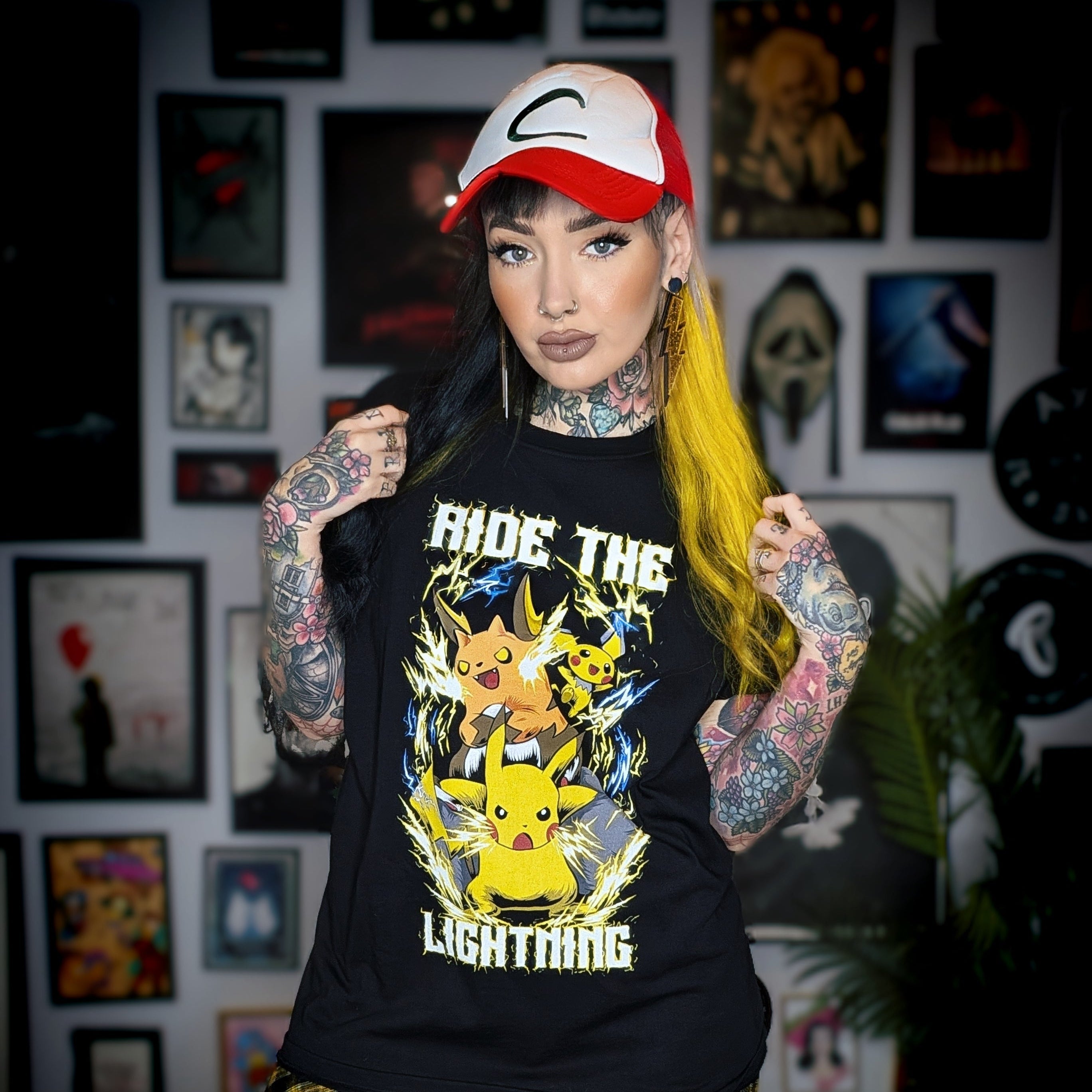 'RIDE THE LIGHTNING' - METALLICA X POKEMON TEE