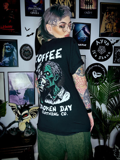 'Coffee Wakes The Dead' Premium Tee