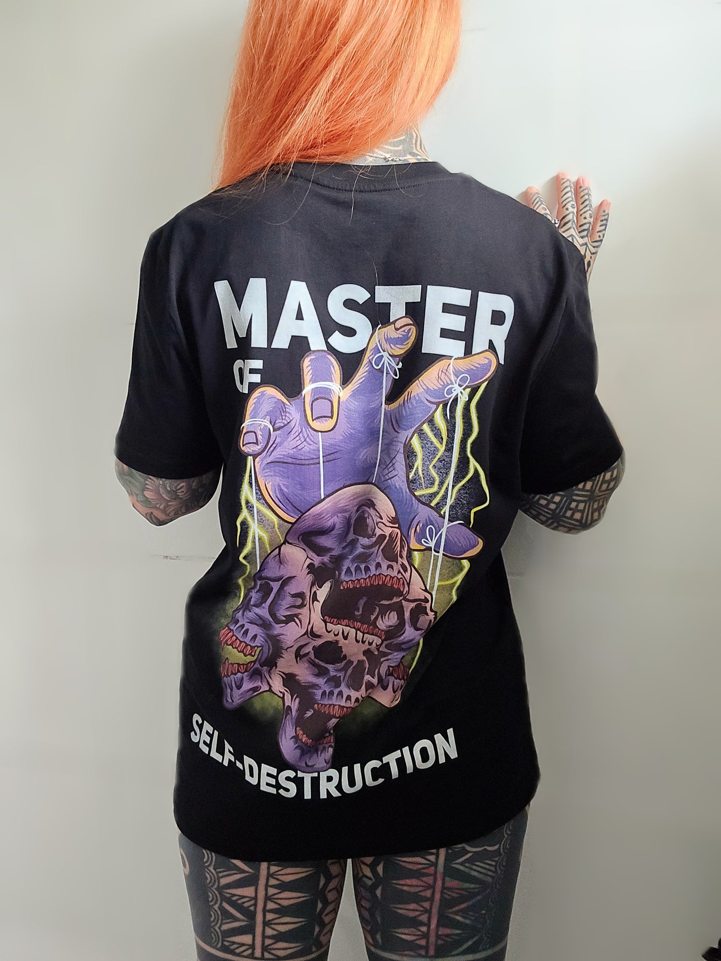 Metallica Inspired Premium Tee - 'Master of Self-Destruction'