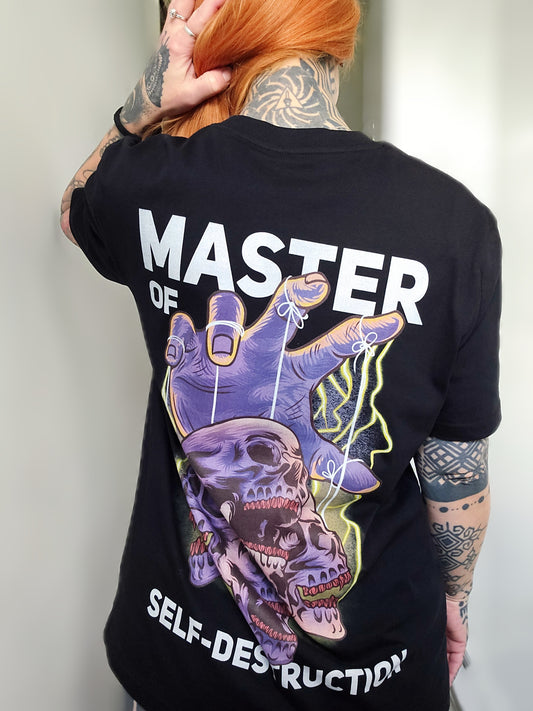 Metallica Inspired Premium Tee - 'Master of Self-Destruction'