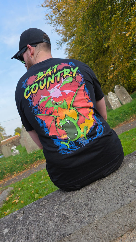 'BAT COUNTRY' TEE - POKEMON X A7X