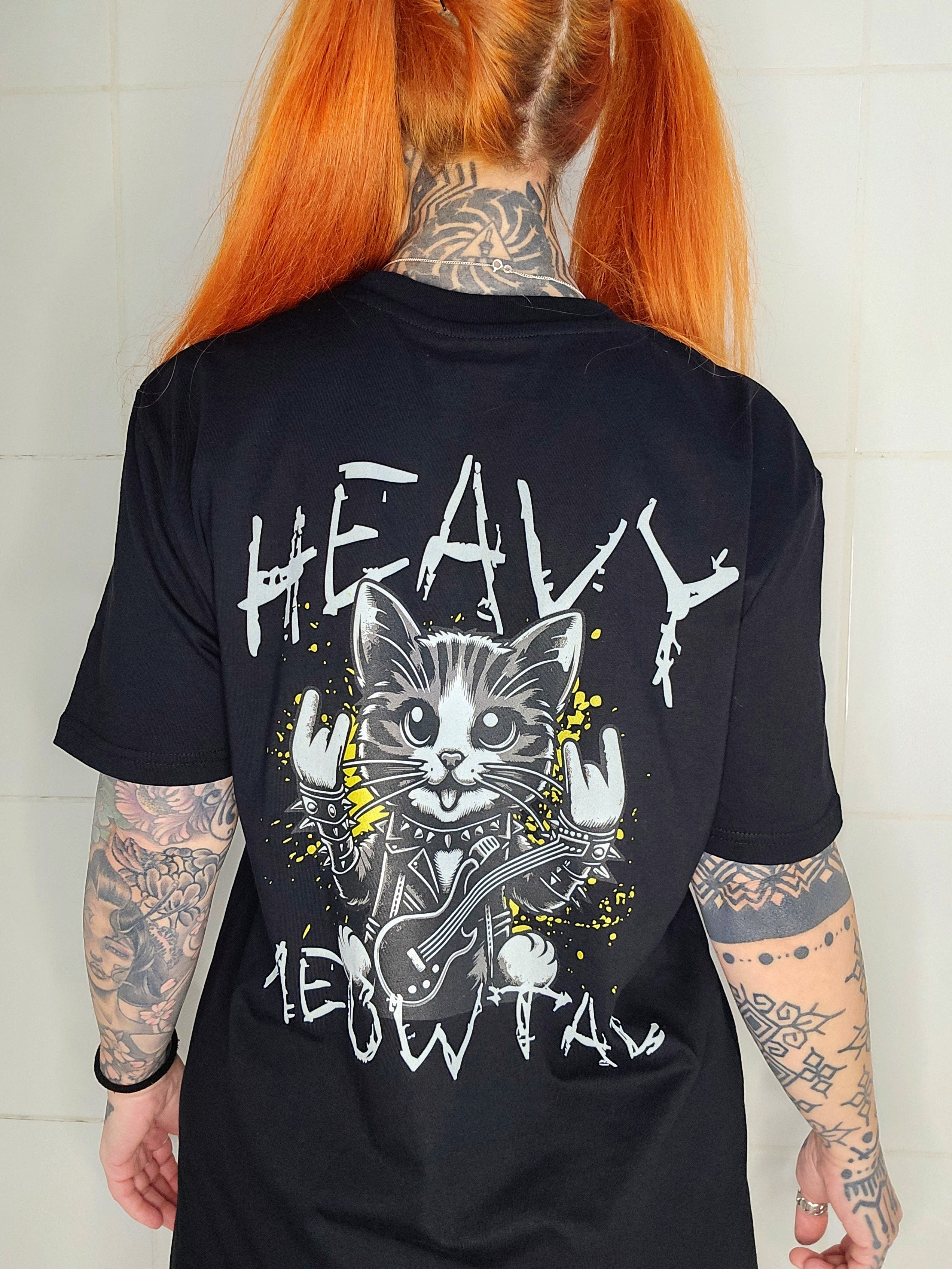 'HEAVY MEOWTAL' TEE