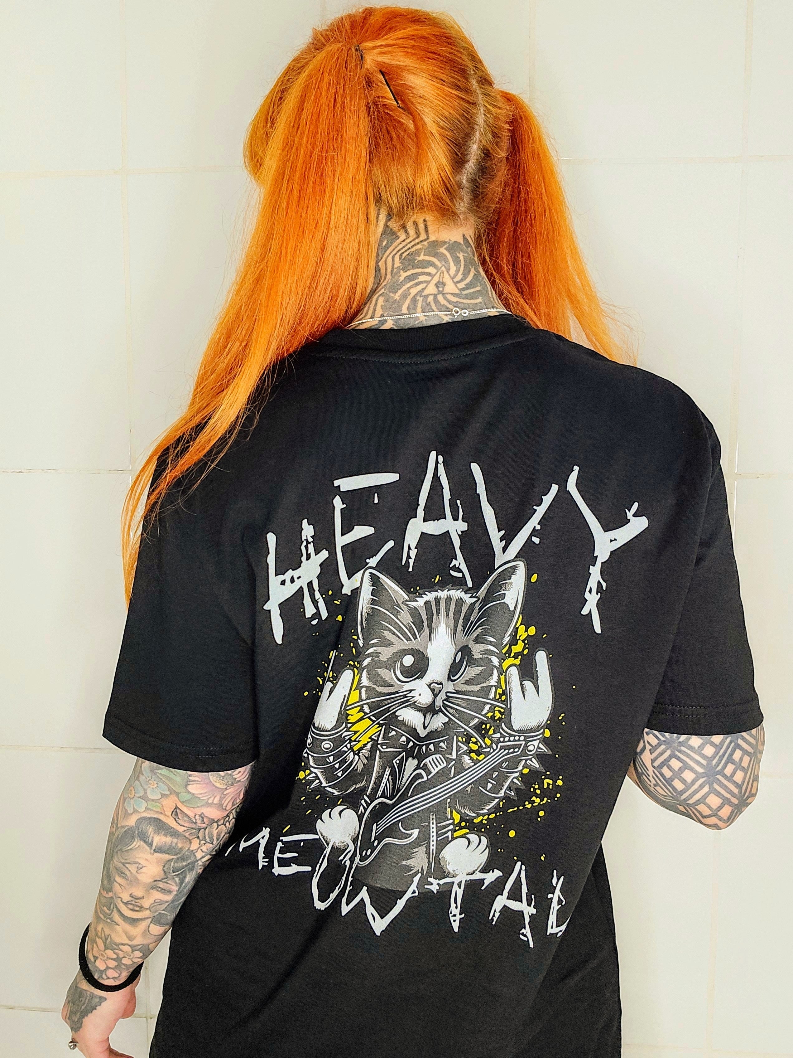 'HEAVY MEOWTAL' TEE