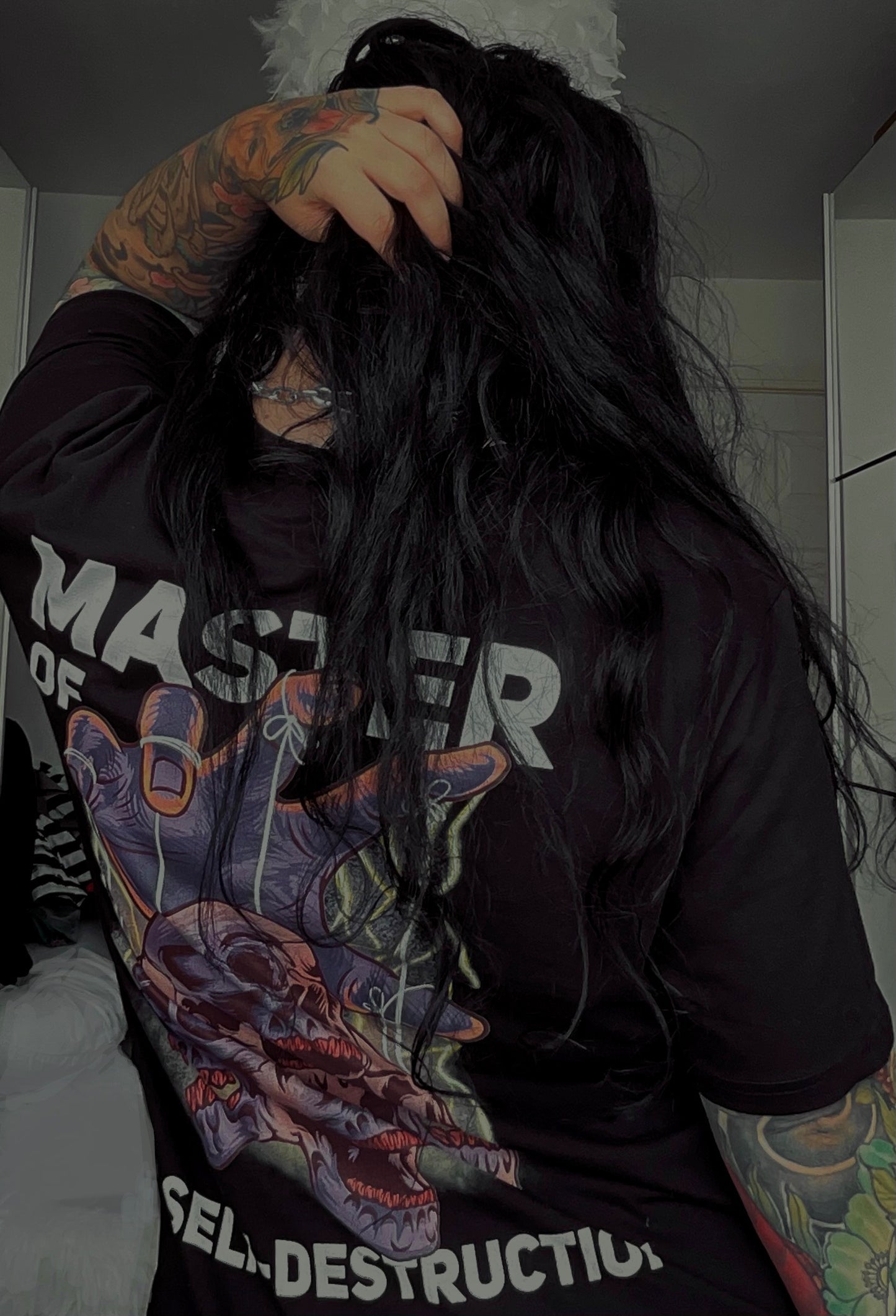 Metallica Inspired Premium Tee - 'Master of Self-Destruction'