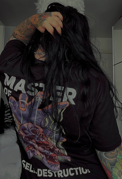 Metallica Inspired Premium Tee - 'Master of Self-Destruction'
