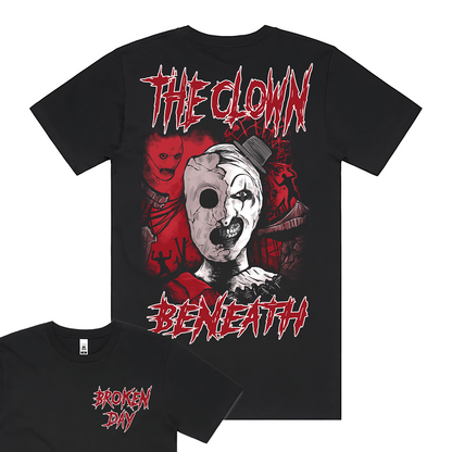 'THE CLOWN BENEATH' TEE - SLIPKNOT X TERRIFIER