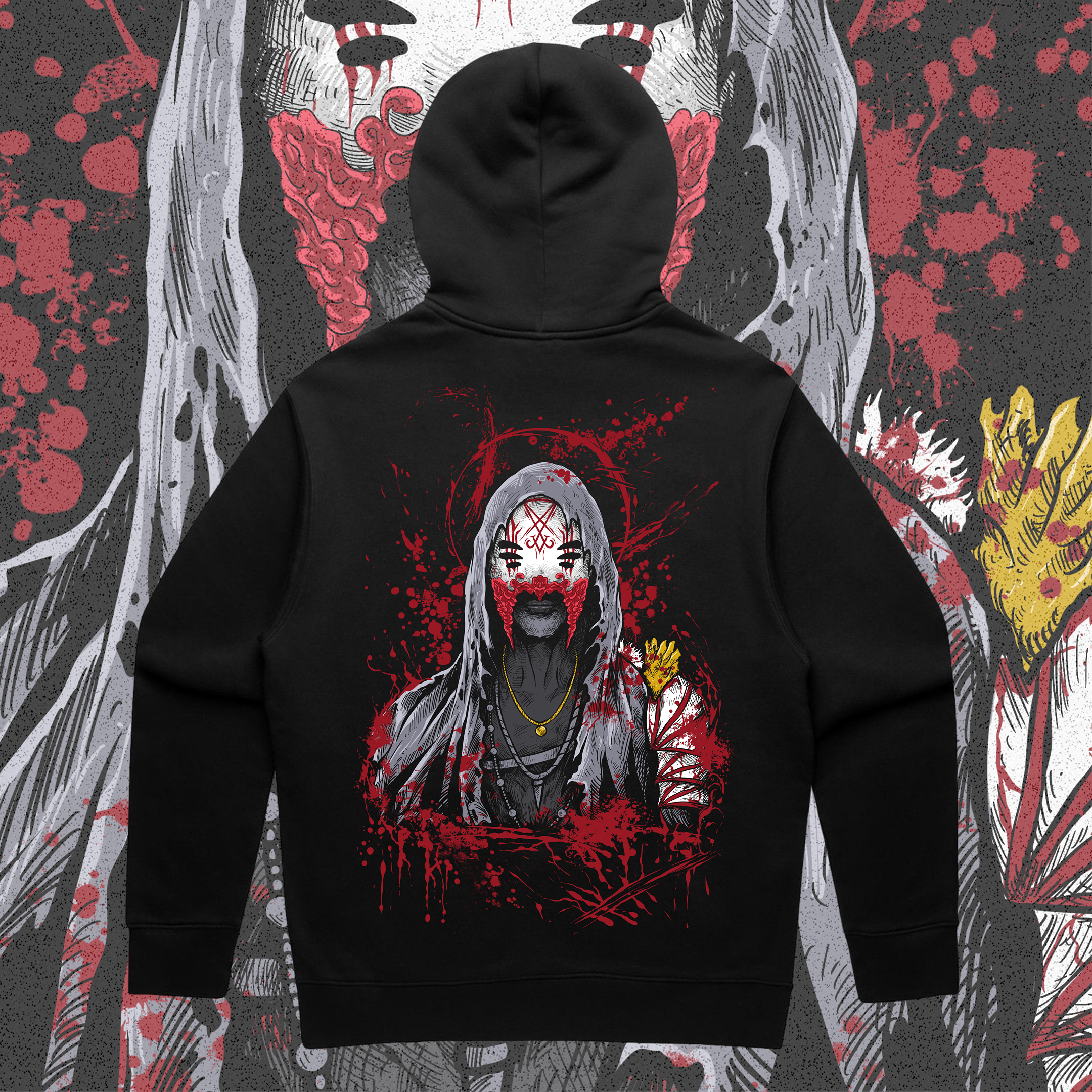 'THE OFFERING' RELAX FIT HOODIE