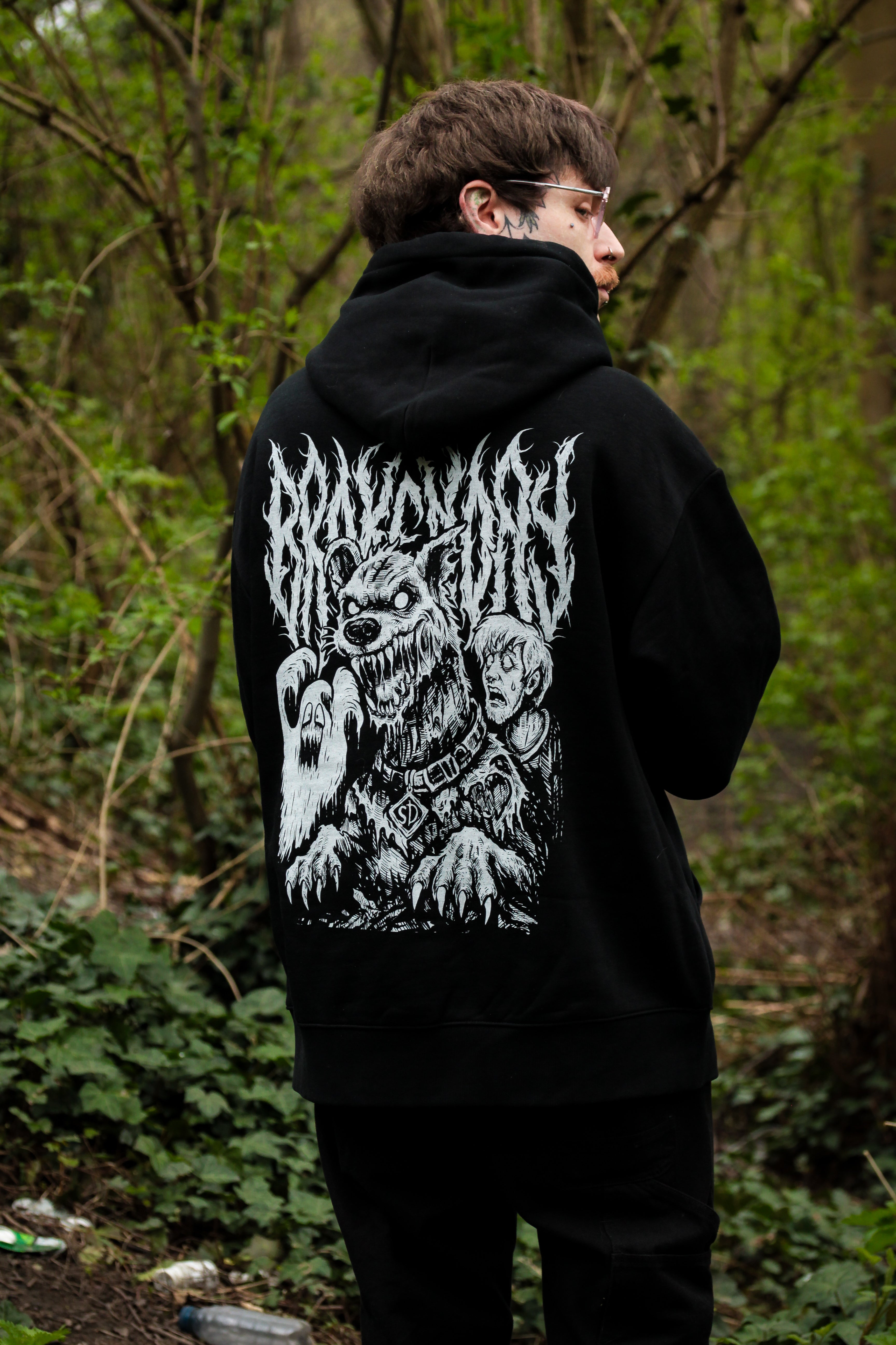 'HELLHOUND' RELAXED HOODIE
