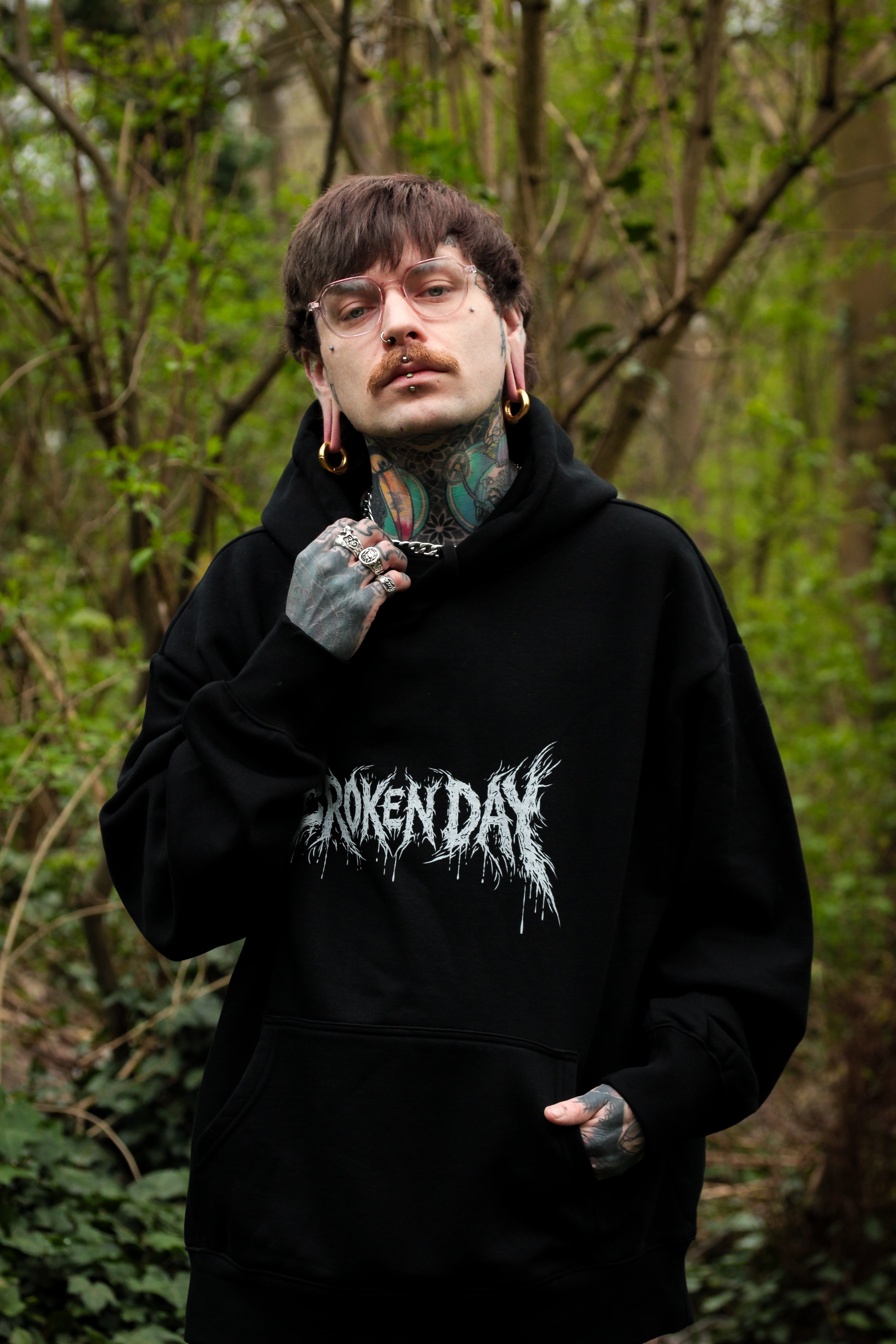 'HELLHOUND' RELAXED HOODIE