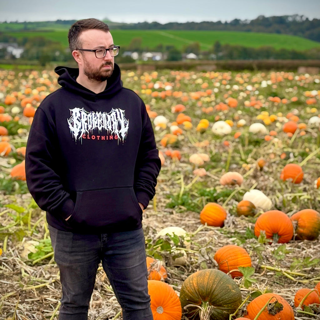 'BROKEN DAY LOGO' RELAX FIT HOODIE