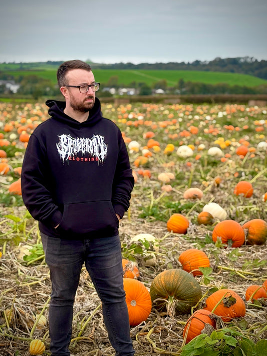'BROKEN DAY LOGO' RELAX FIT HOODIE