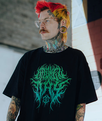 'ELECTRIC GREEN' LOGO TEE