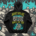 'HEART SAYS PIT, KNEES SAY SIT' HOODIE