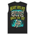 'HEART SAYS PIT' HEAVY FADED TANK