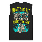 'HEART SAYS PIT' HEAVY FADED TANK