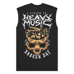 'HEAVY MUSIC' HEAVY FADED TANK