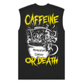 'CAFFEINE OR DEATH' HEAVY FADED TANK