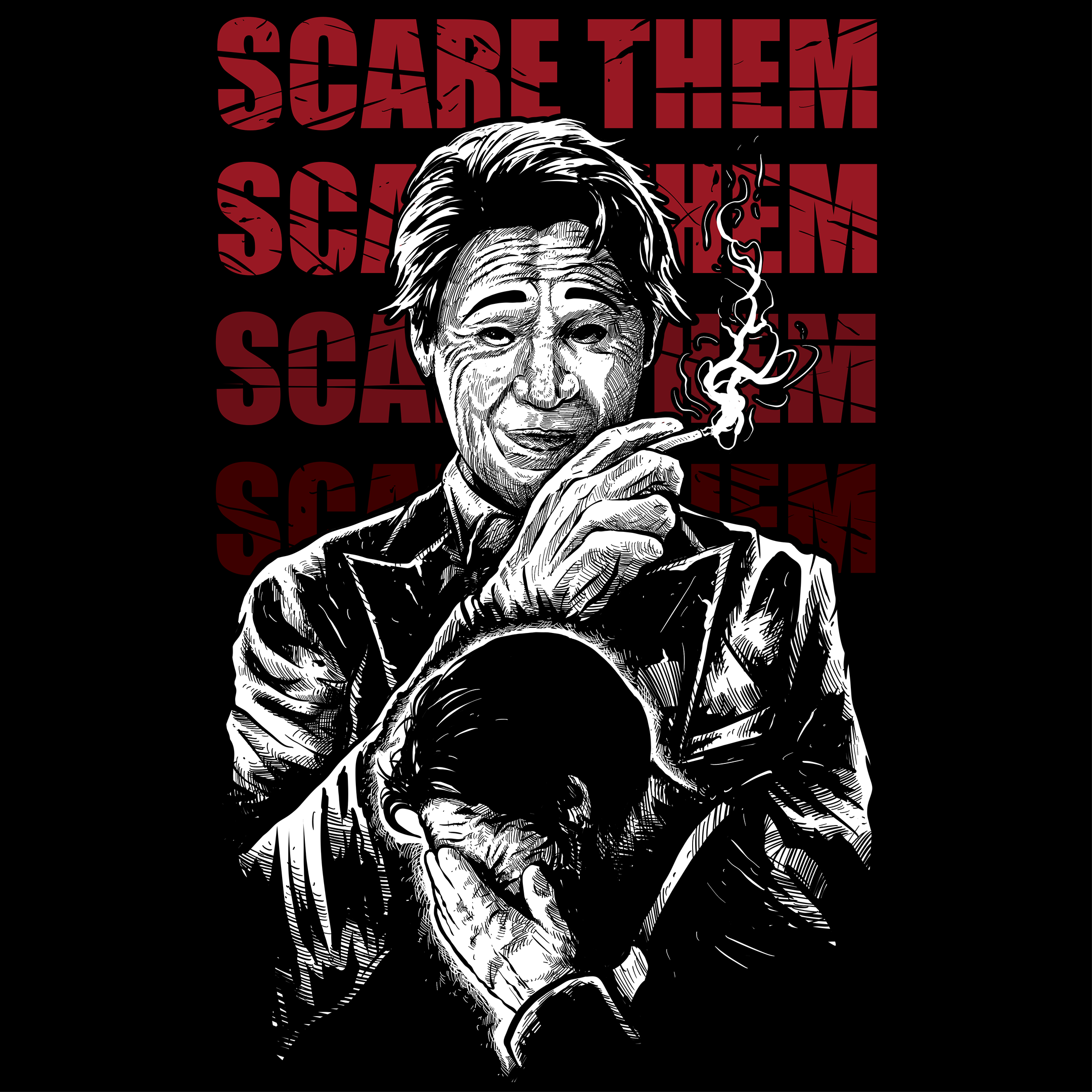 'SCARE THEM' TEE
