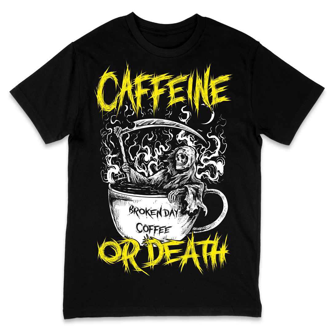 CAFFEINE OR DEATH' TEE – Broken Day Clothing