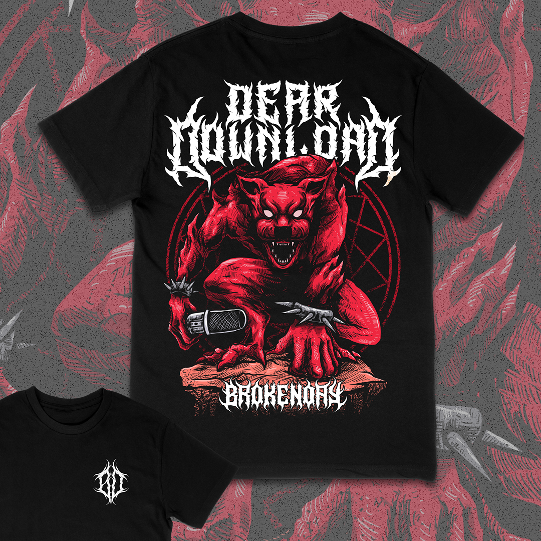 2026 DEAR DOWNLOAD X BROKEN DAY COLLAB TEE
