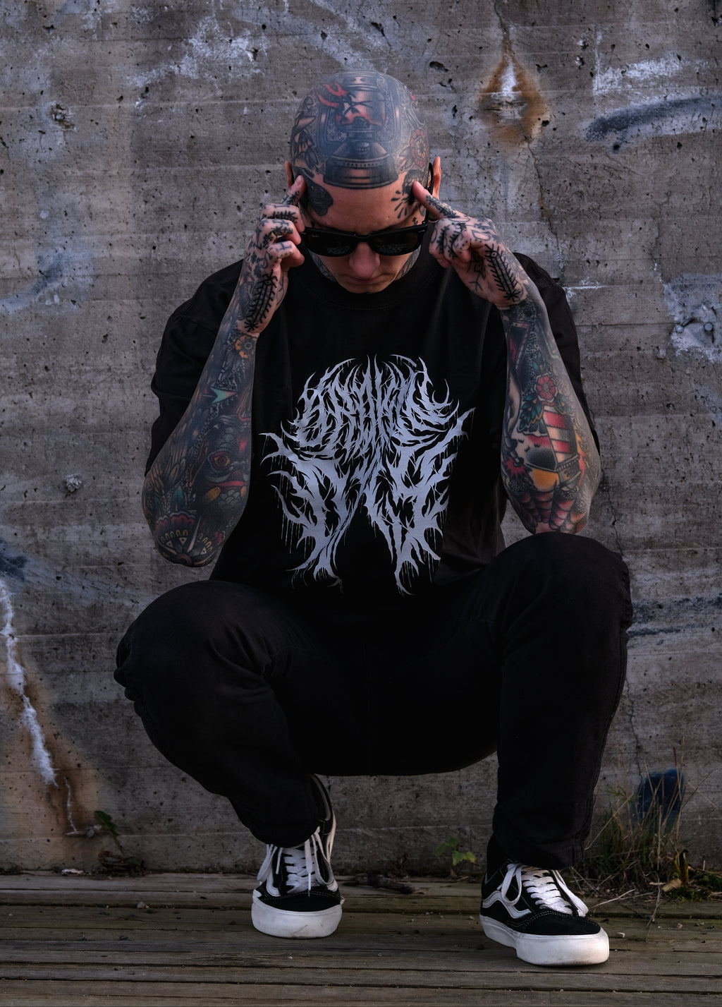 'LUCIFERAL' HEAVY FADED TEE