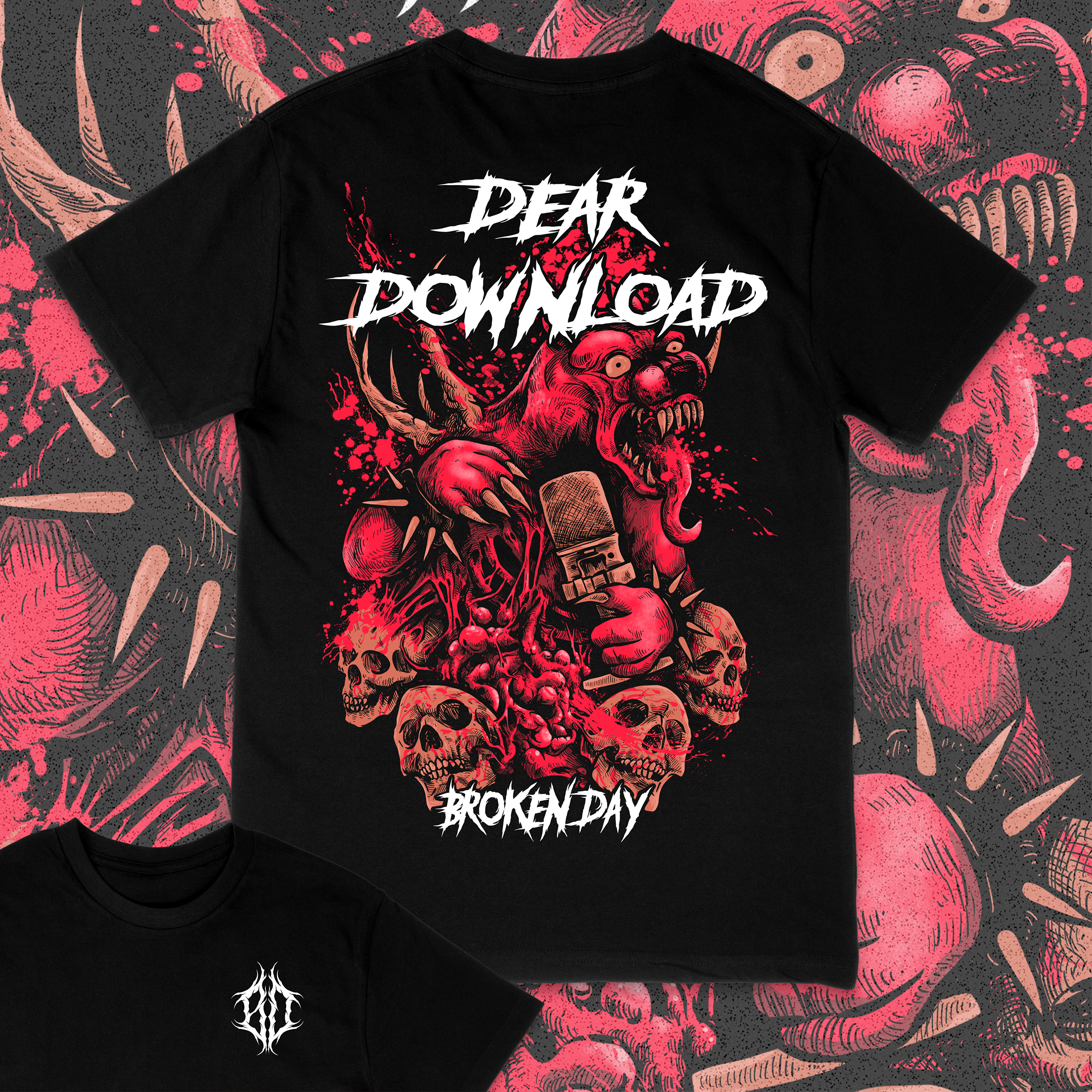 DEAR DOWNLOAD X BROKEN DAY TEE