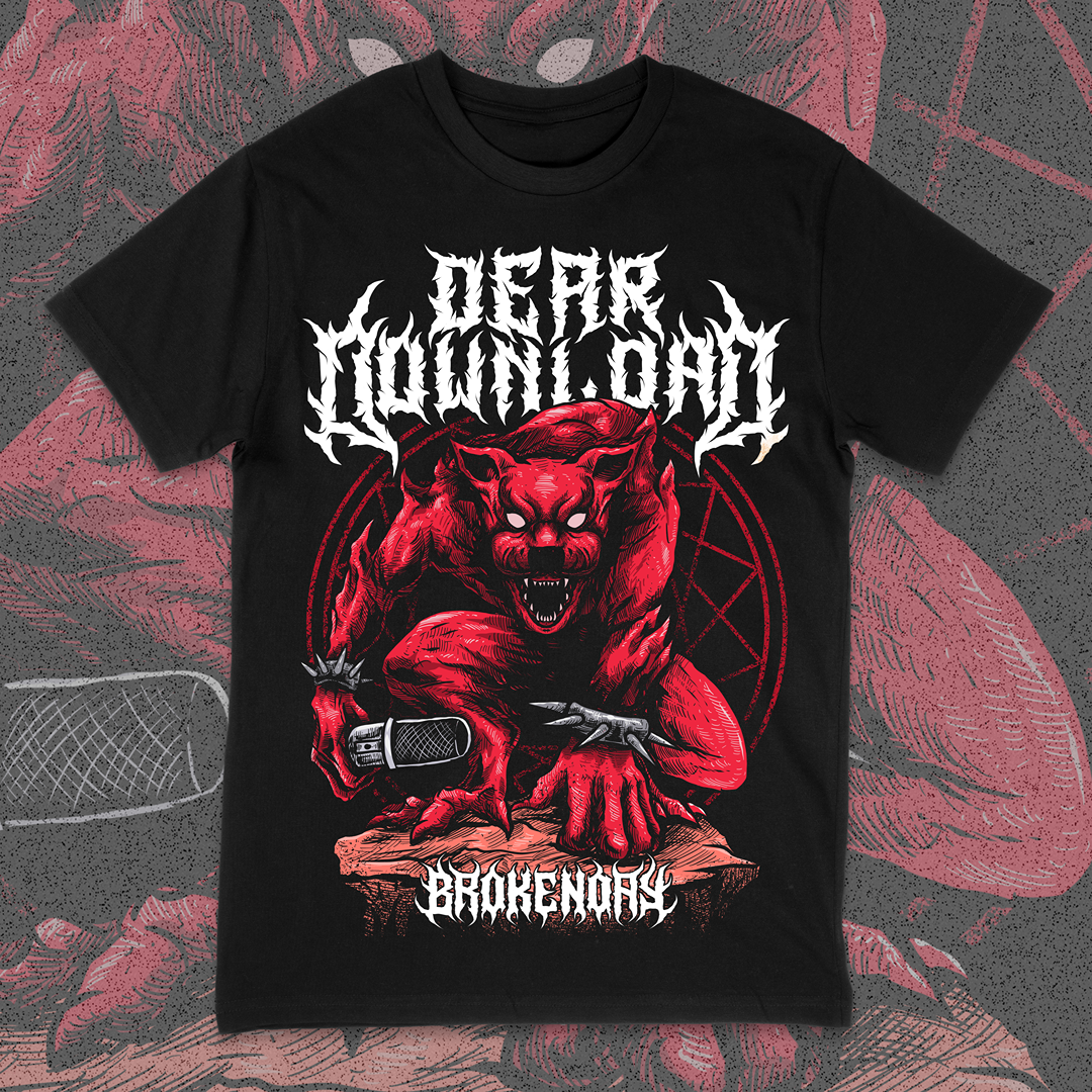 2026 DEAR DOWNLOAD X BROKEN DAY COLLAB TEE