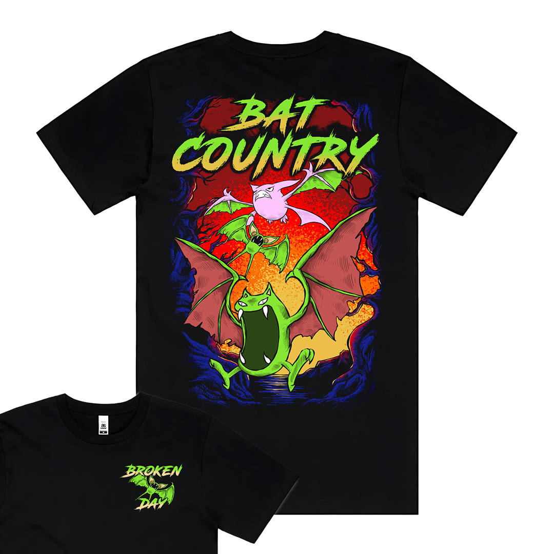'BAT COUNTRY' TEE - POKEMON X A7X