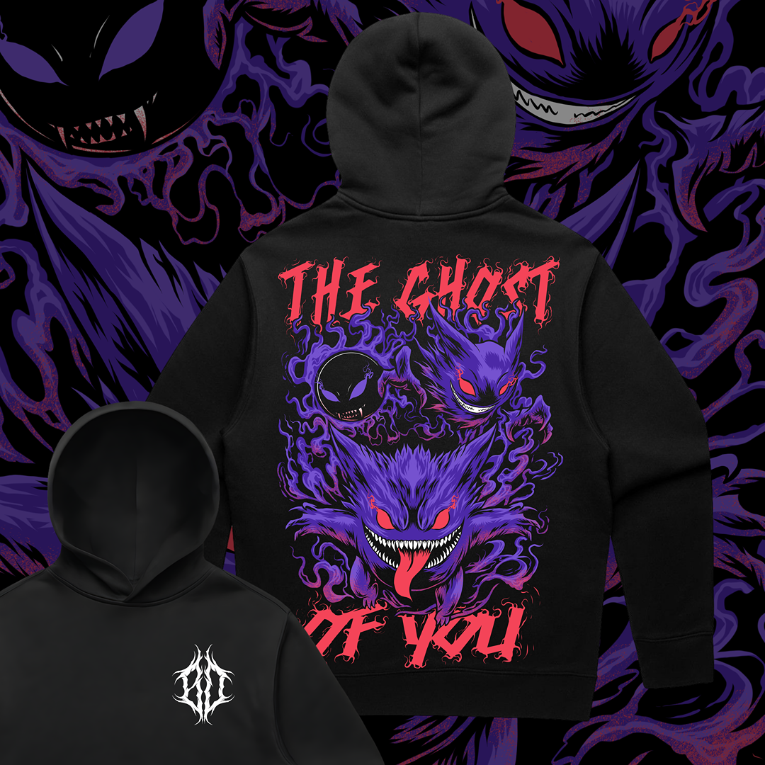 'THE GHOST OF YOU' RELAX FIT HOODIE