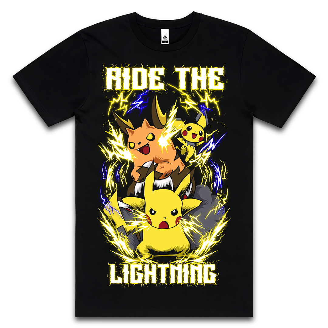 'RIDE THE LIGHTNING' - METALLICA X POKEMON TEE