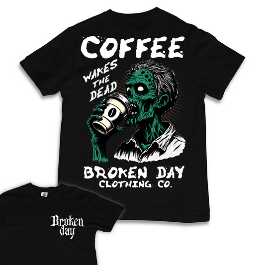 'Coffee Wakes The Dead' Premium Tee