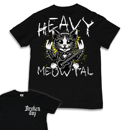 'Heavy Meowtal' Premium Tee