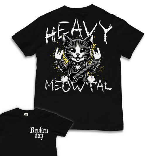 'Heavy Meowtal' Premium Tee