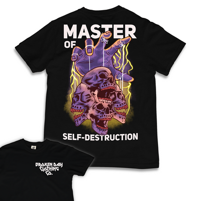 Metallica Inspired Premium Tee - 'Master of Self-Destruction'