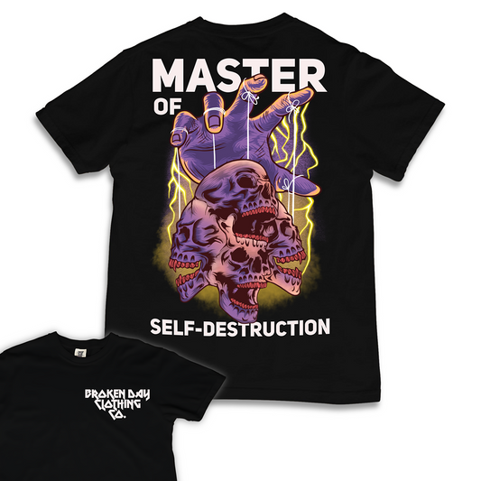 Metallica Inspired Premium Tee - 'Master of Self-Destruction'