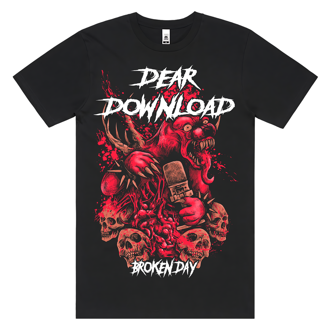 DEAR DOWNLOAD X BROKEN DAY TEE