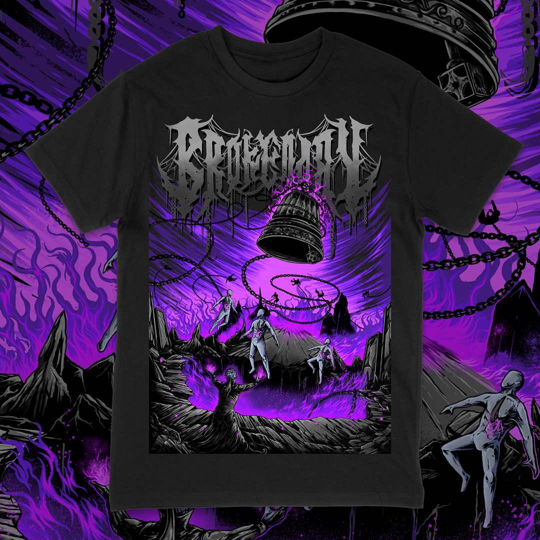 'FOR WHOM THE HELL TOLLS' METALLICA X HELLRAISER TEE