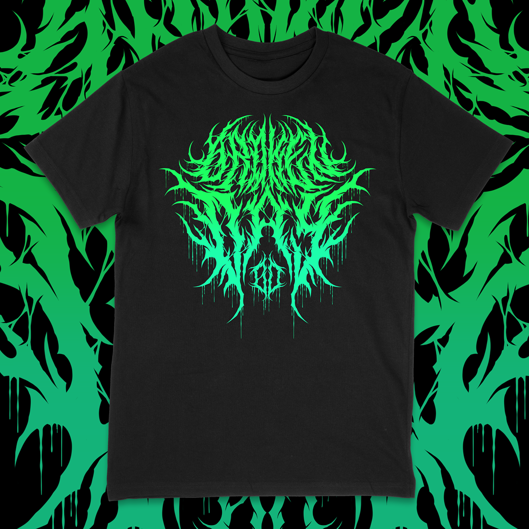 'ELECTRIC GREEN' LOGO TEE