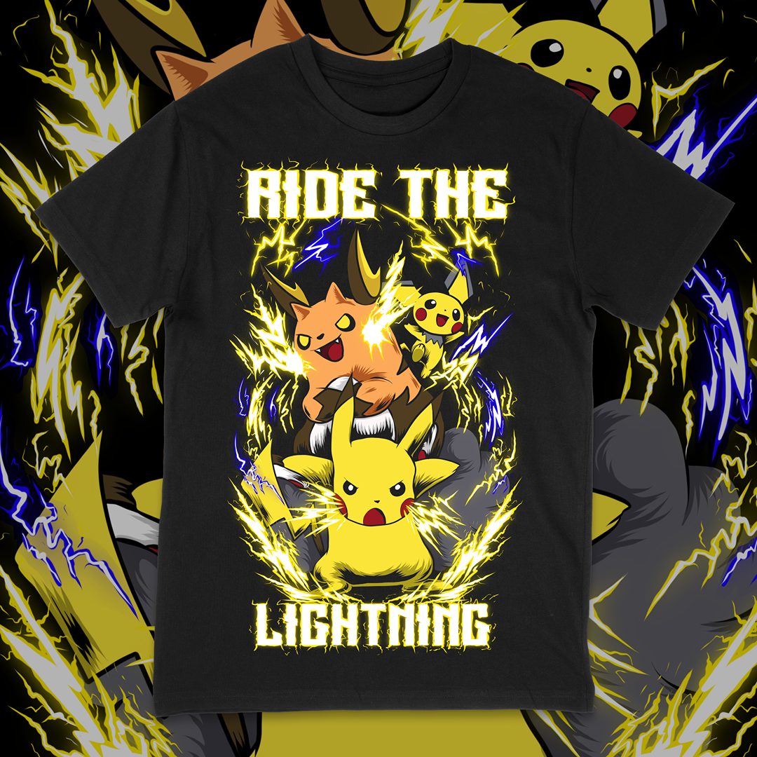'RIDE THE LIGHTNING' - METALLICA X POKEMON TEE
