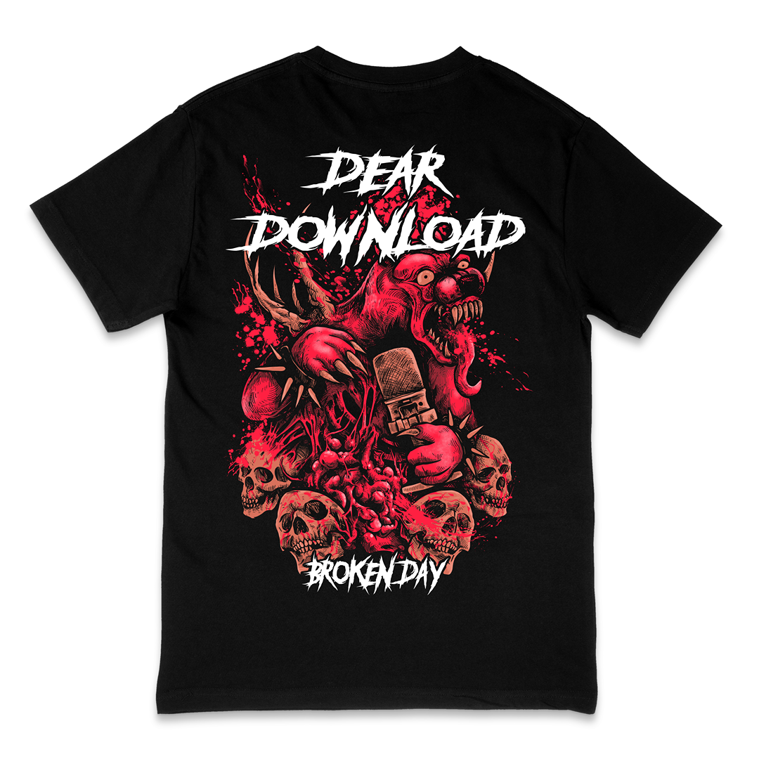 DEAR DOWNLOAD X BROKEN DAY TEE