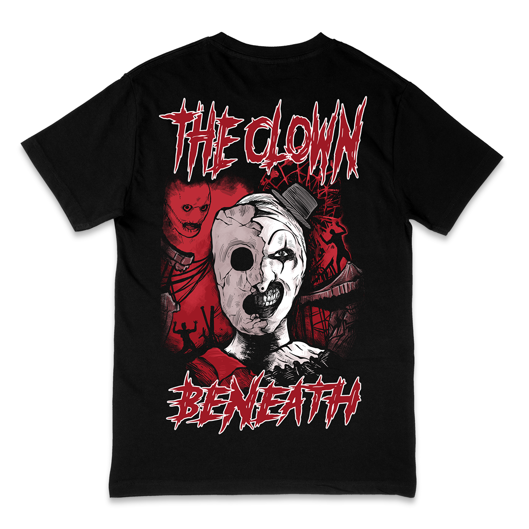 'THE CLOWN BENEATH' TEE - SLIPKNOT X TERRIFIER