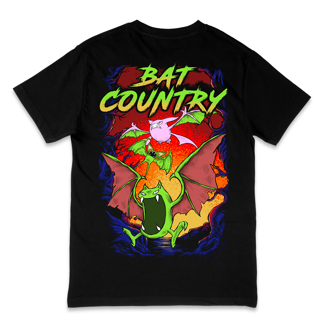 'BAT COUNTRY' TEE - POKEMON X A7X