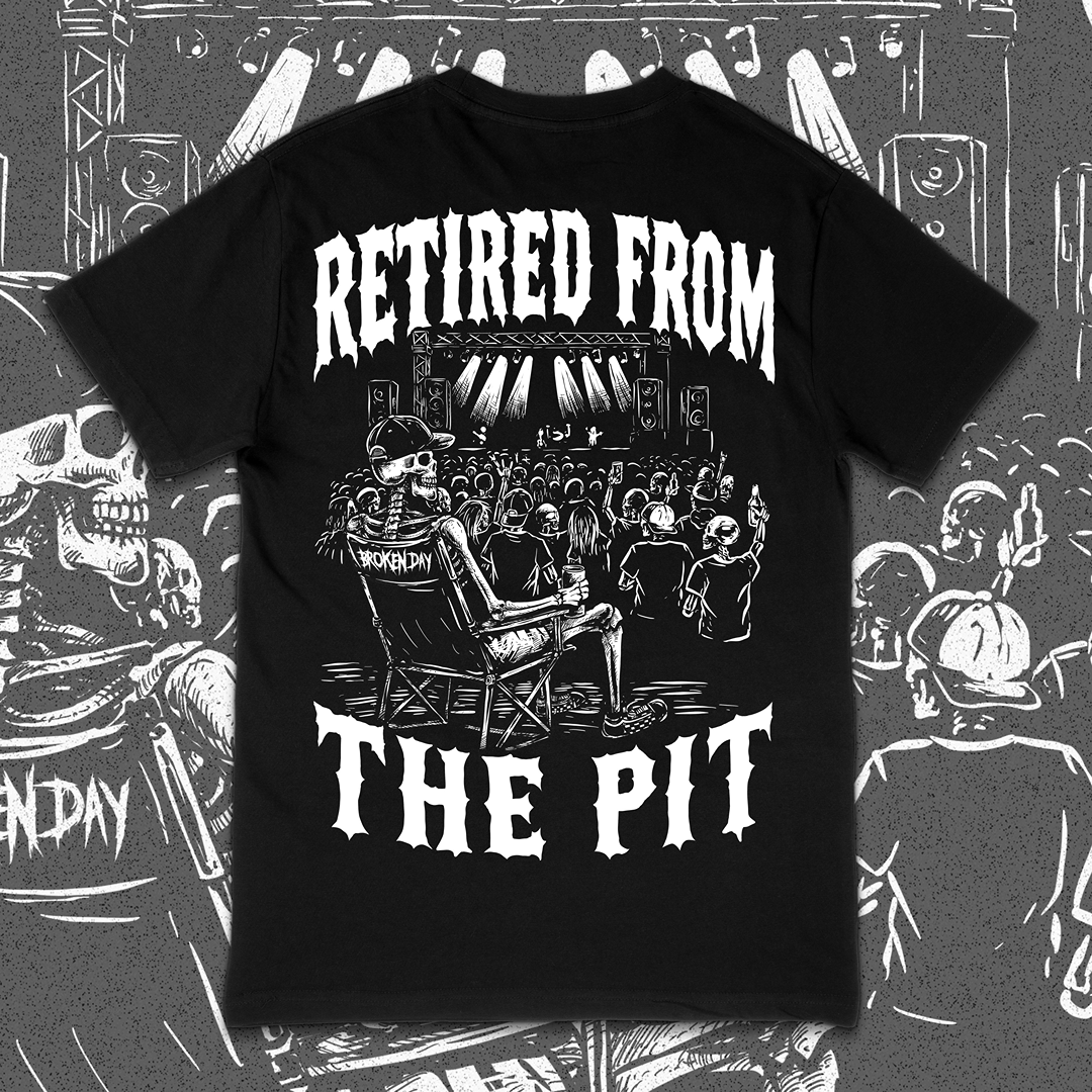 'RETIRED FROM THE PIT' TEE
