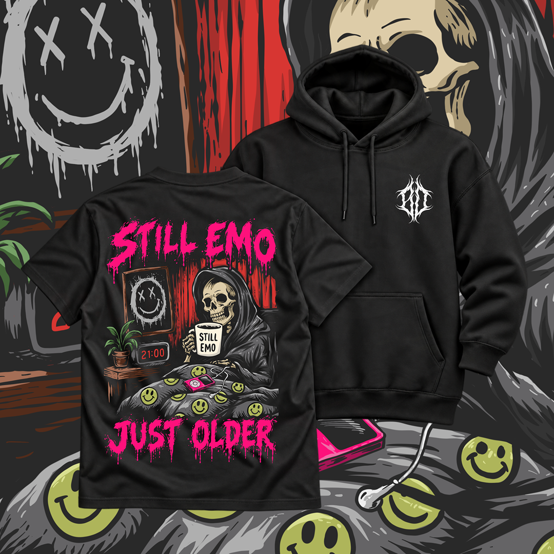 'STILL EMO JUST OLDER'