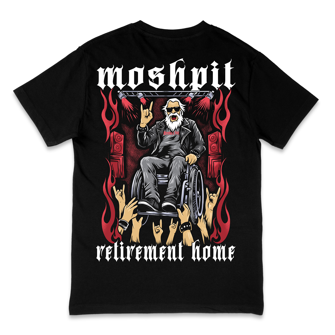 'MOSHPIT RETIREMENT HOME' TEE